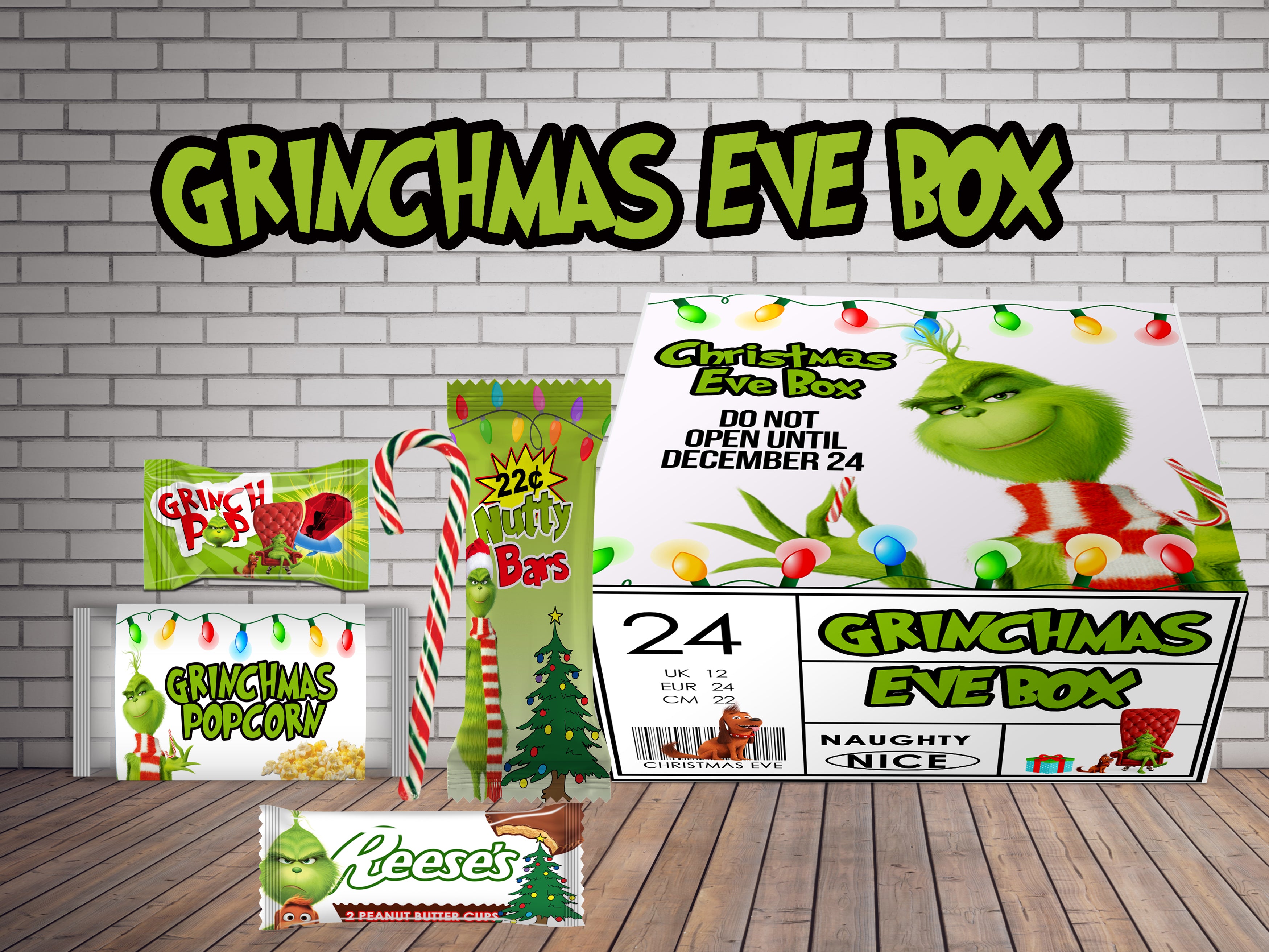 Grinch Christmas Eve Box - Oh My Creative