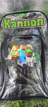 Load image into Gallery viewer, Clear Bookbag Decor
