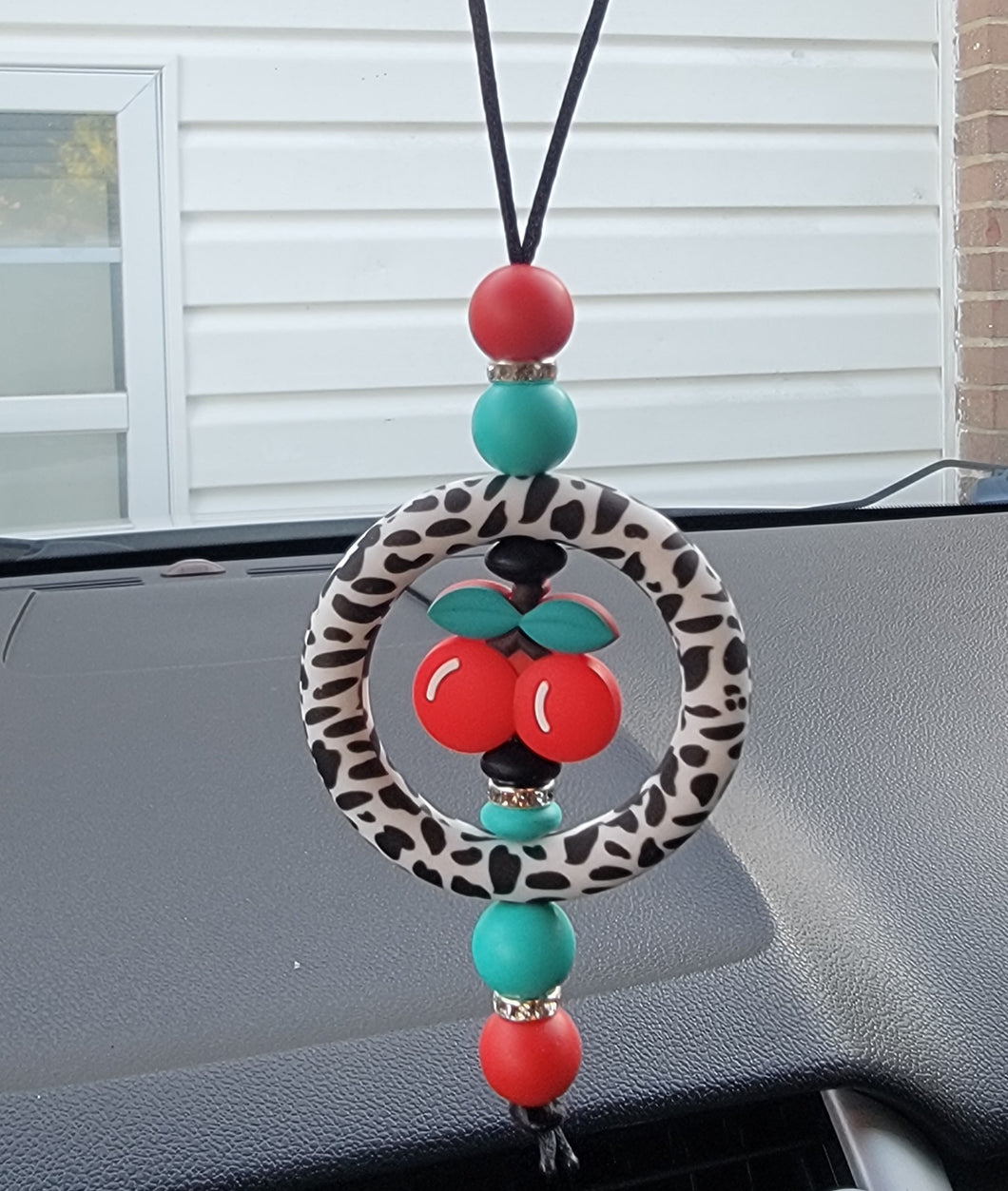 Cherry Cowgirl Car Charm