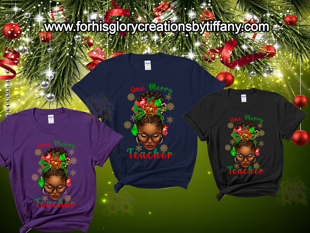 Afro lady Christmas