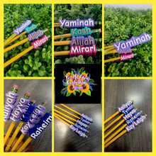 Load image into Gallery viewer, Personalized Name Pencil Topper
