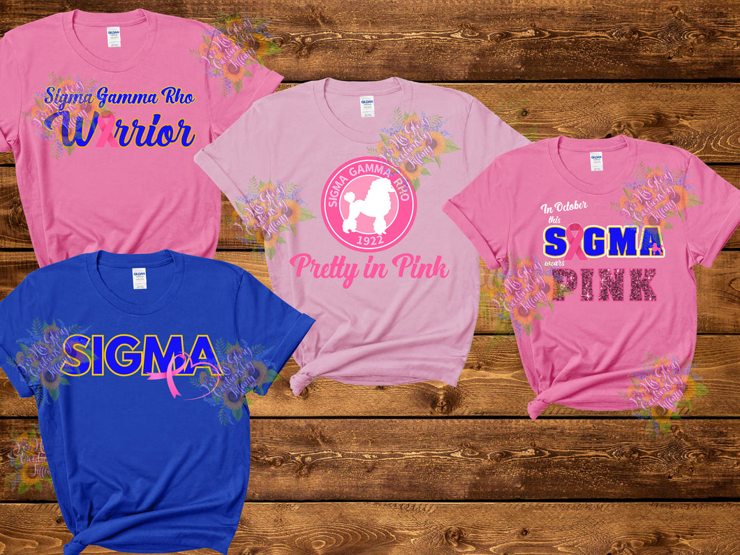 Sigma Breast Cancer Shirt