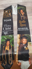 Load image into Gallery viewer, Custom Senior Number Graduation Stole
