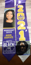 Load image into Gallery viewer, Custom Senior Number Graduation Stole
