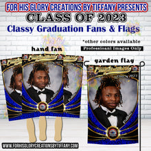 Load image into Gallery viewer, Classy Graduation Fan
