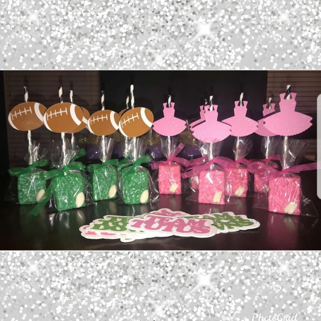 Rice Krispy or   Cake Pop Toppers