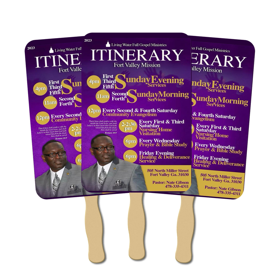 Special Order Church Fans